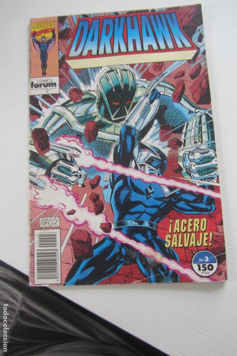 C&oacute;mics: DARKHAWK N.&ordm; 3 (DE 14). &iexcl;ACERO SALVAJE! GRAPA. FORUM. MARVEL. 1993. ARX54