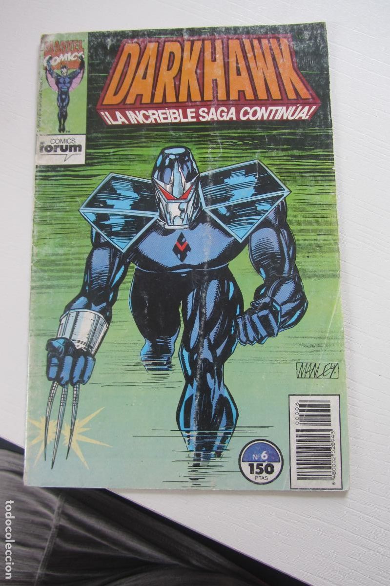 C&oacute;mics: DARKHAWK N.&ordm; 6 (DE 14). &iexcl;ACERO SALVAJE! GRAPA. FORUM. MARVEL. 1993. ARX54