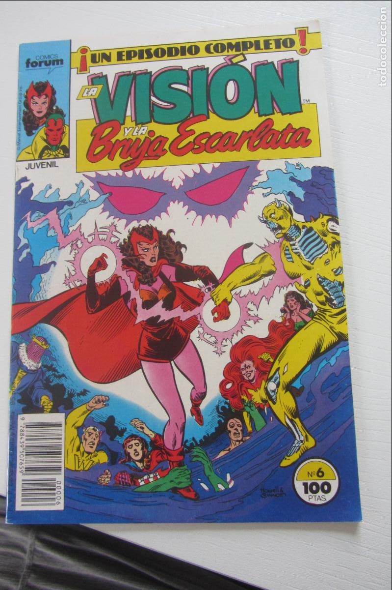 Comics: LA VISI&Oacute;N Y LA BRUJA ESCARLATA N&ordm; 6 FORUM ARX56