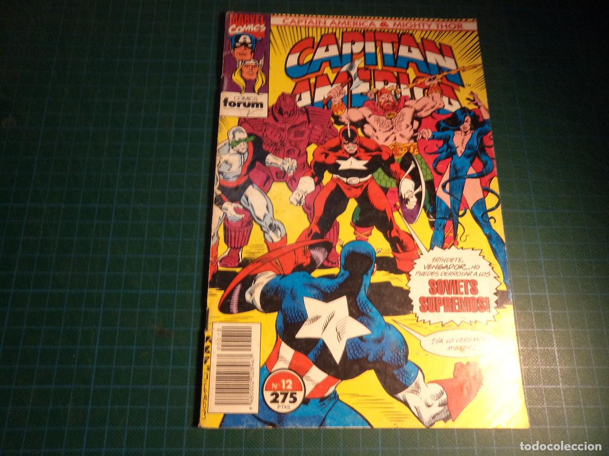 C&oacute;mics: Capitan America y Thor. Vol 2. N&ordm; 12. Forum. (Ref. 6-B)