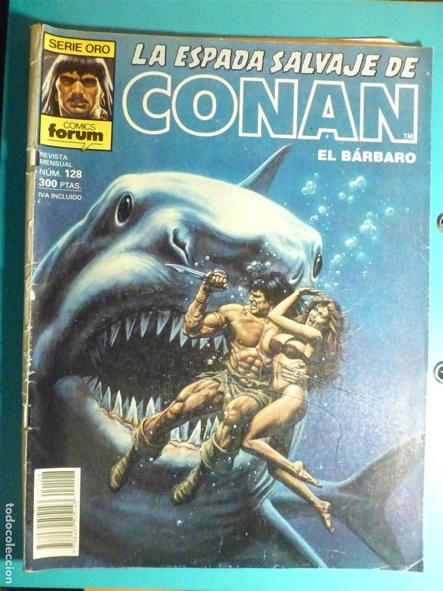 C&oacute;mics: Comic - La Espada Salvaje de Conan El B&aacute;rbaro - N&ordm; 128 - Cabo de Negros Sue&ntilde;os - Comics Forum Oro