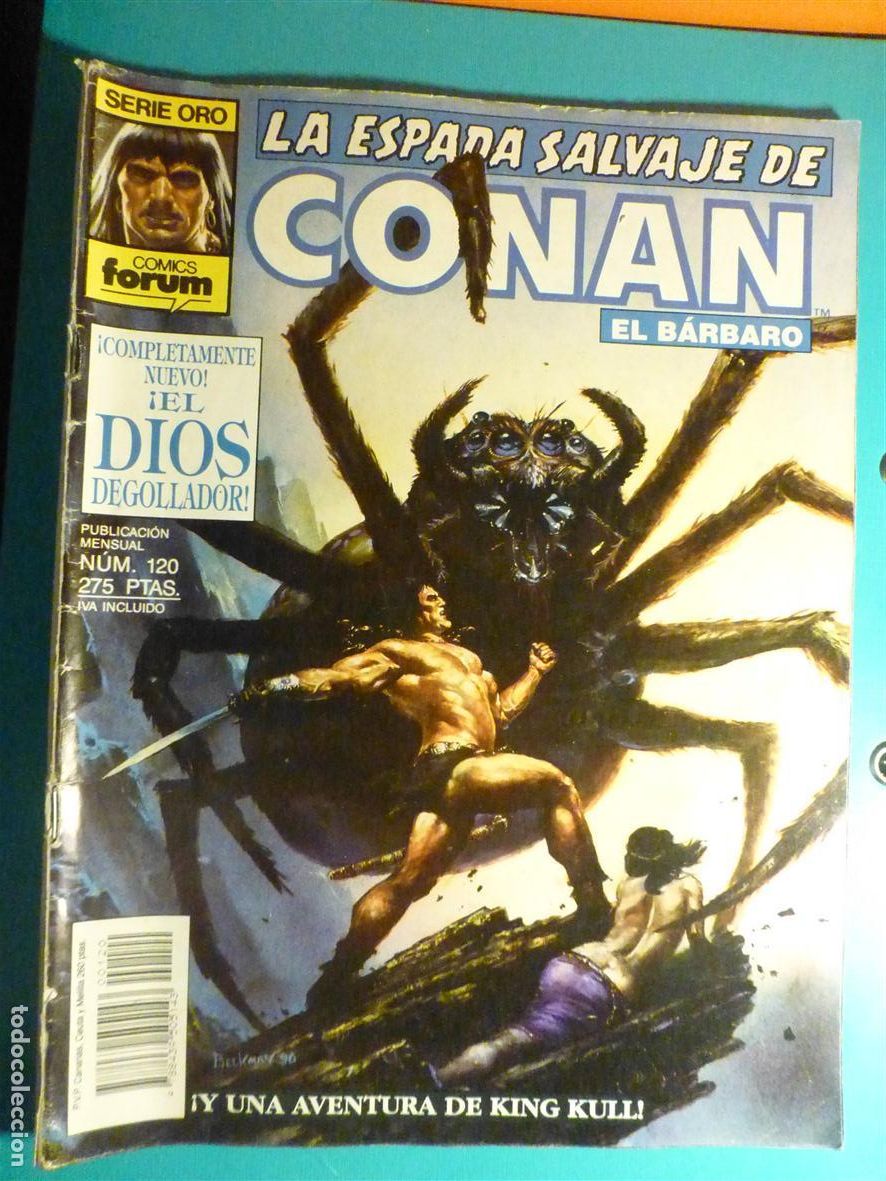 C&oacute;mics: Comic - La Espada Salvaje de Conan El B&aacute;rbaro - N&ordm; 120 - El Dios Degollador - Comics Forum Oro