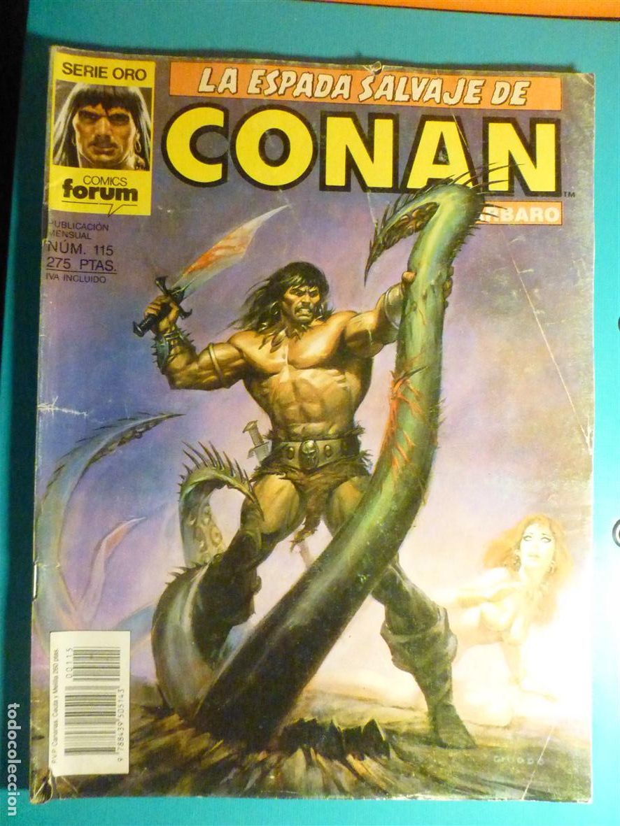 C&oacute;mics: Comic - La Espada Salvaje de Conan El B&aacute;rbaro - N&ordm; 115 - Pilar del Cielo - Comics Forum Oro