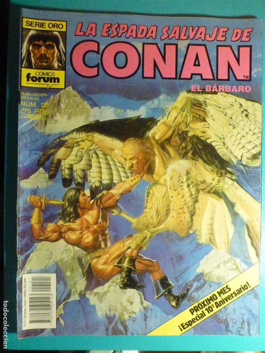 C&oacute;mics: Comic - La Espada Salvaje de Conan El B&aacute;rbaro - N&ordm; 121 - Disc&iacute;pulo - Comics Forum Oro - Foto 1