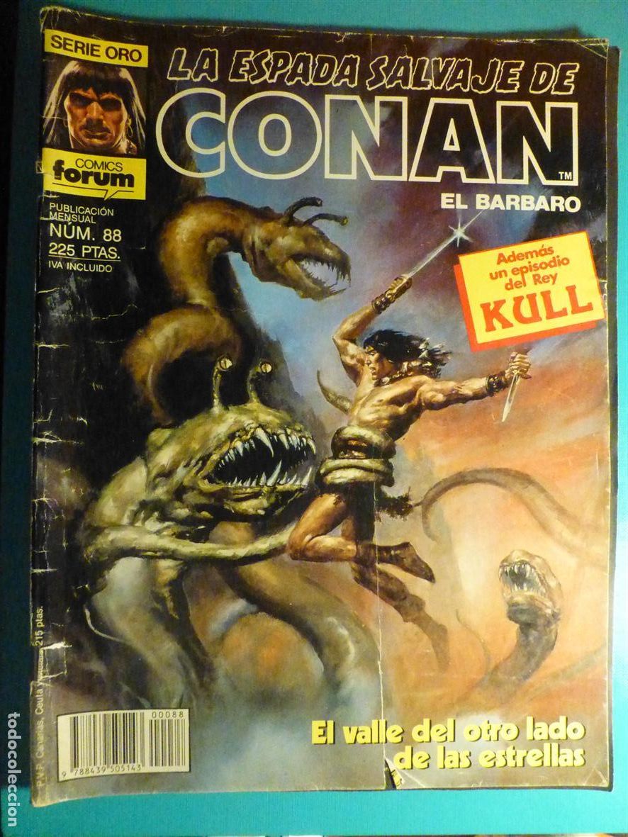 C&oacute;mics: Comic - La Espada Salvaje de Conan El B&aacute;rbaro - N&ordm; 88 - Valle Otro Lado Estrellas - Comics Forum Oro