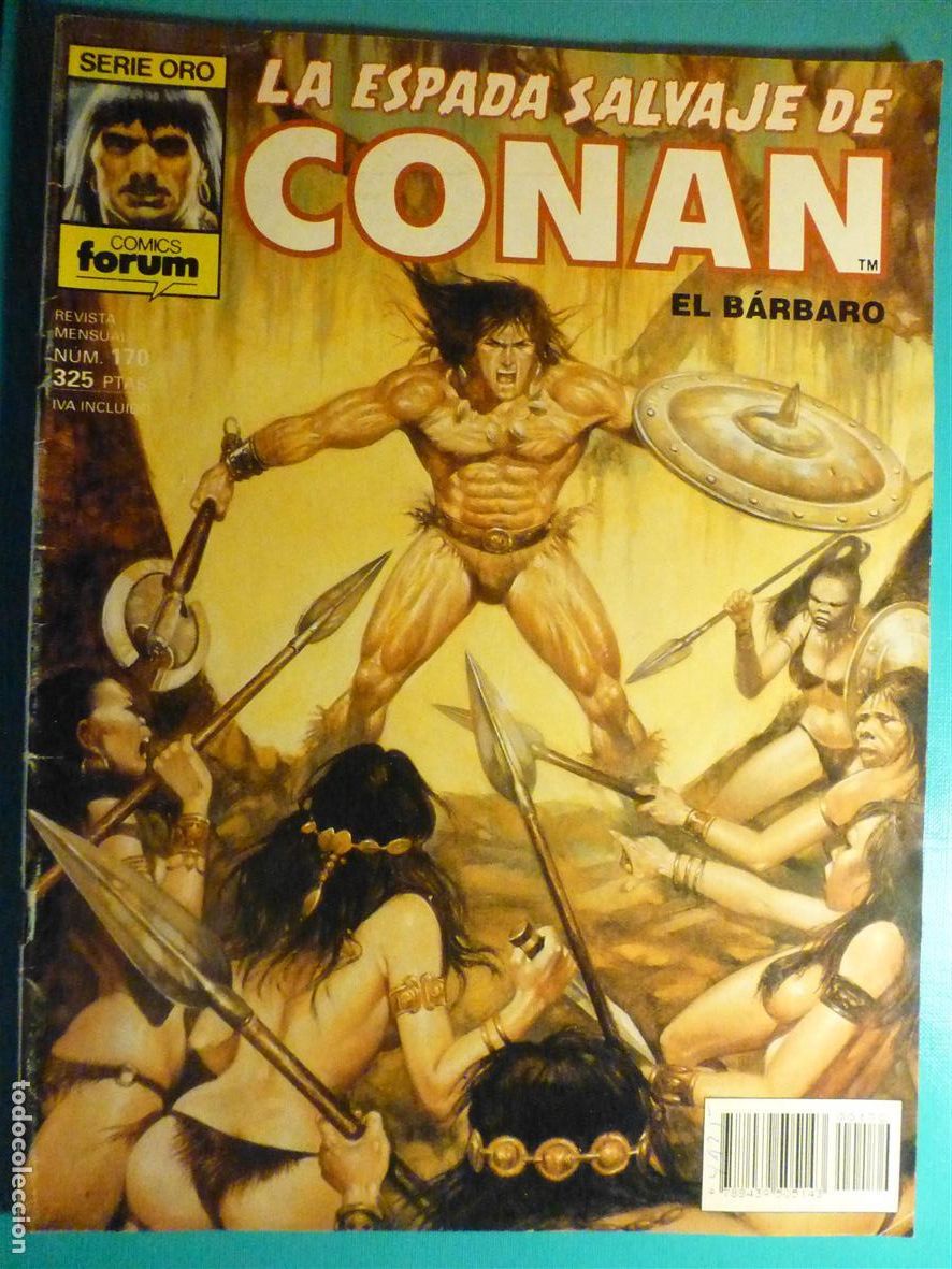 C&oacute;mics: Comic - La Espada Salvaje de Conan El B&aacute;rbaro - N&ordm; 170 - Hija de Raktavashi - Comics Forum Oro