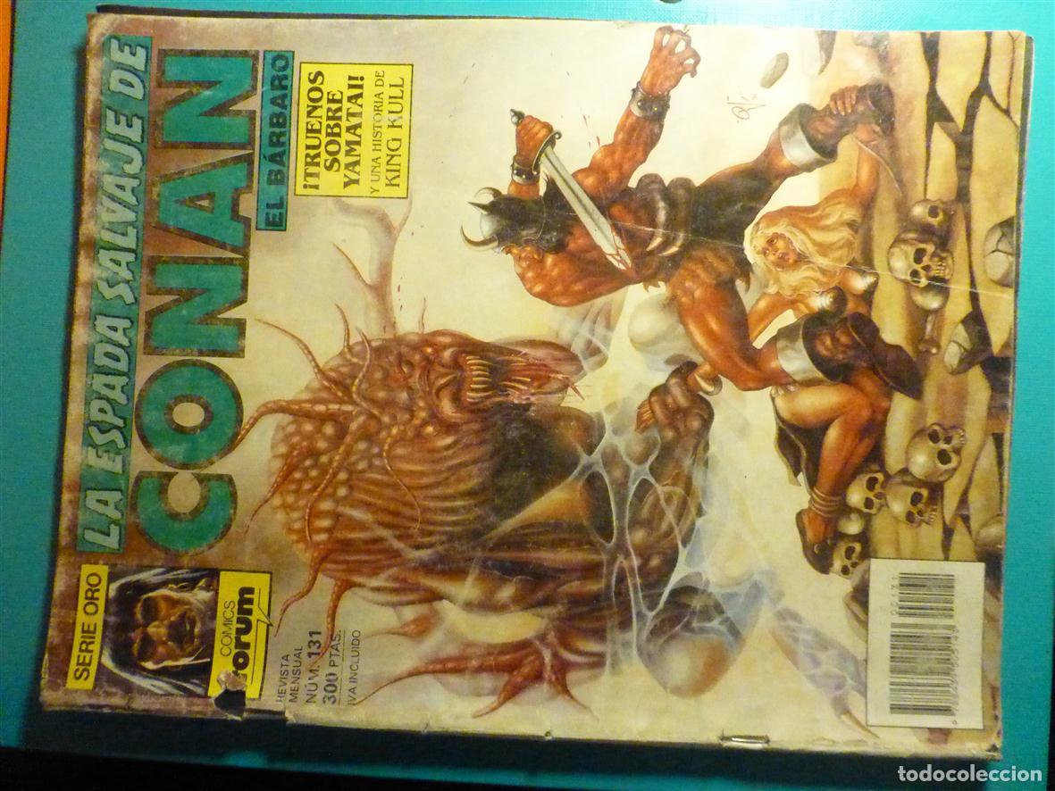 C&oacute;mics: Comic - La Espada Salvaje de Conan El B&aacute;rbaro - N&ordm; 131 - Truenos sobre Yamatai - Comics Forum Oro