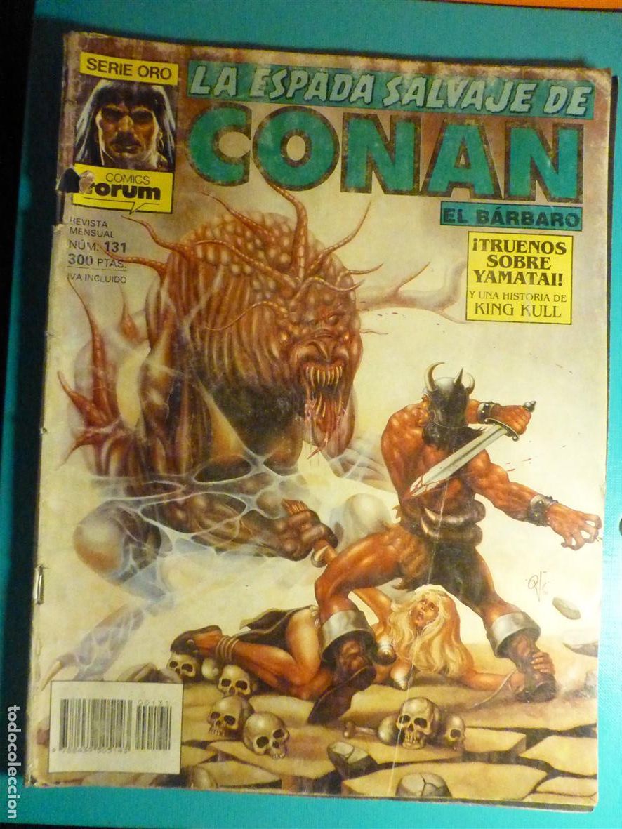 C&oacute;mics: Comic - La Espada Salvaje de Conan El B&aacute;rbaro - N&ordm; 131 - Truenos sobre Yamatai - Comics Forum Oro