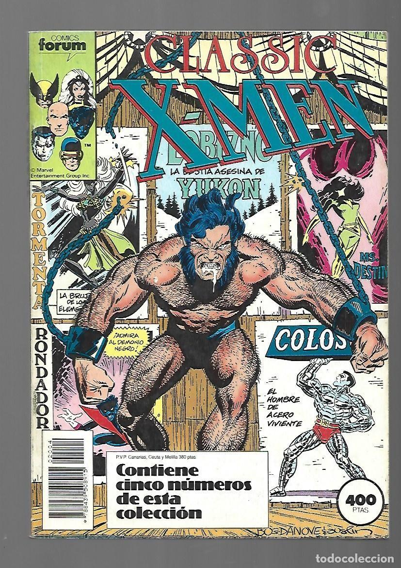 C&oacute;mics: Classic X-men, retapado 16 al 20, 1989, Forum, buen estado