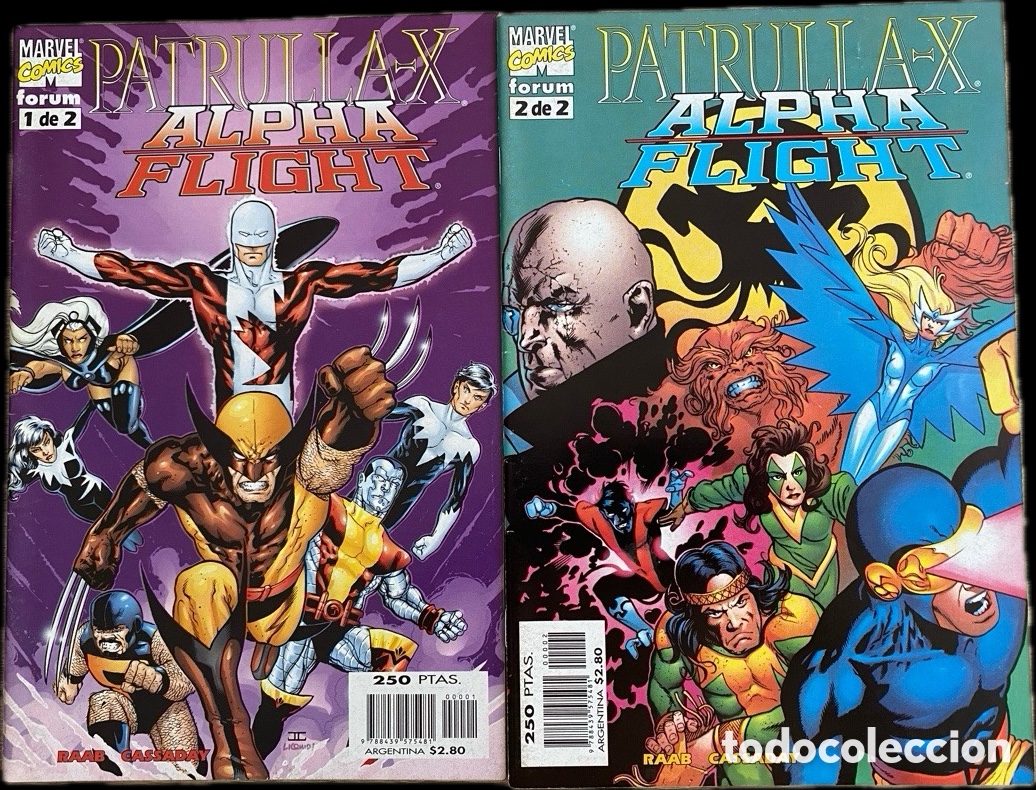 C&oacute;mics: Patrulla-X / Alpha Flight (1999) &ndash; 2 c&oacute;mics F&oacute;rum Marvel &ndash; John Cassaday - Foto 1