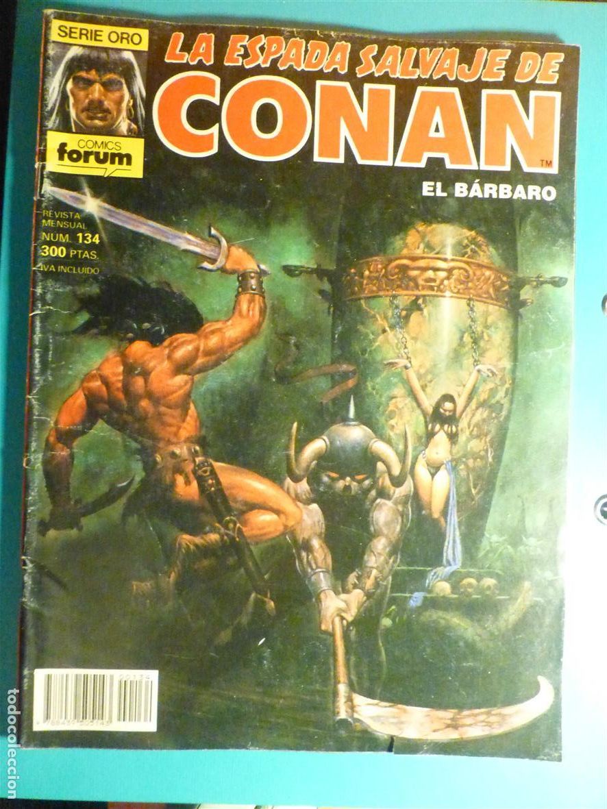 C&oacute;mics: Comic - La Espada Salvaje de Conan El B&aacute;rbaro - N&ordm; 134 - Devorador de Almas - Comics Forum Oro