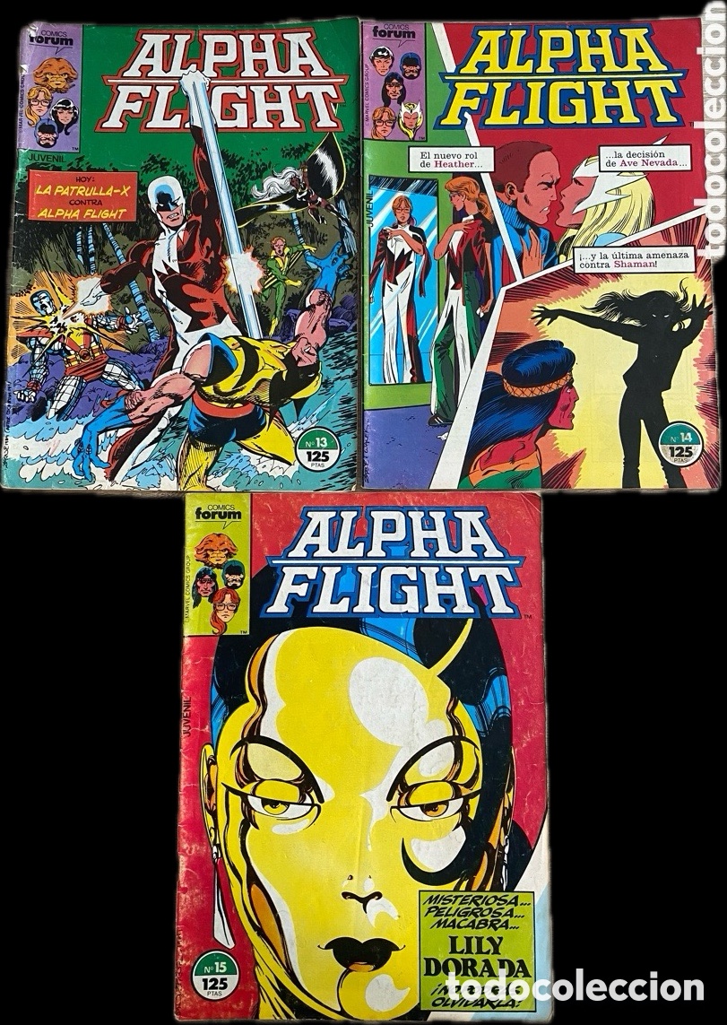 C&oacute;mics: Alpha Flight Vol. 1 F&oacute;rum &ndash; N&uacute;meros 13 al 15 y 22, 29 al 31 - Foto 2