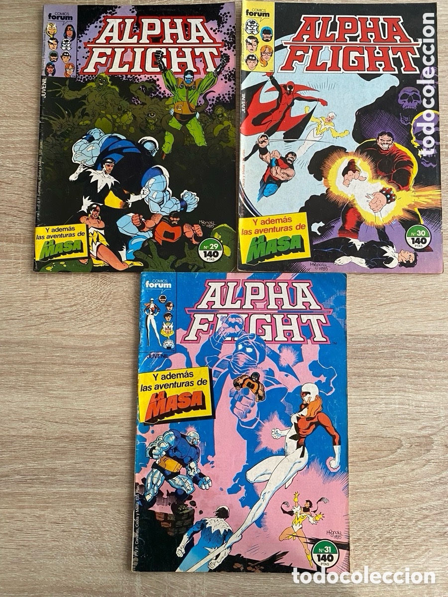 C&oacute;mics: Alpha Flight Vol. 1 F&oacute;rum &ndash; N&uacute;meros 13 al 15 y 22, 29 al 31 - Foto 6