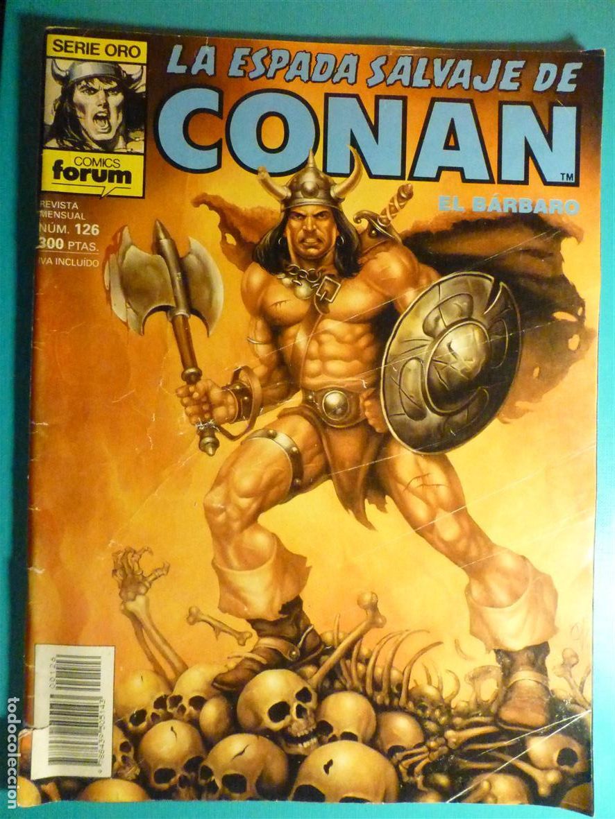 C&oacute;mics: Comic - La Espada Salvaje de Conan El B&aacute;rbaro - N&ordm; 126 - Ojo de la Tormenta - Comics Forum Oro