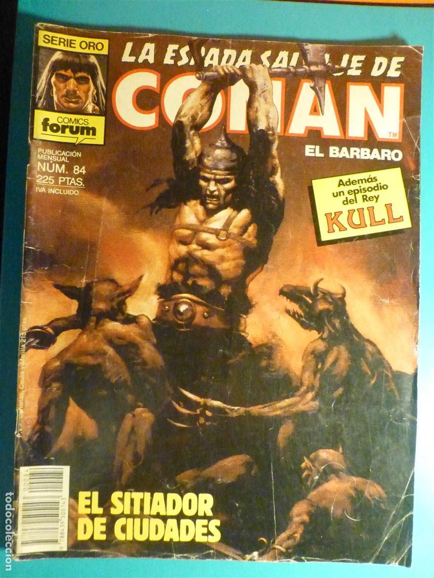 C&oacute;mics: Comic - La Espada Salvaje de Conan El B&aacute;rbaro - N&ordm; 84 - Sitiador de Ciudades - Comics Forum Oro