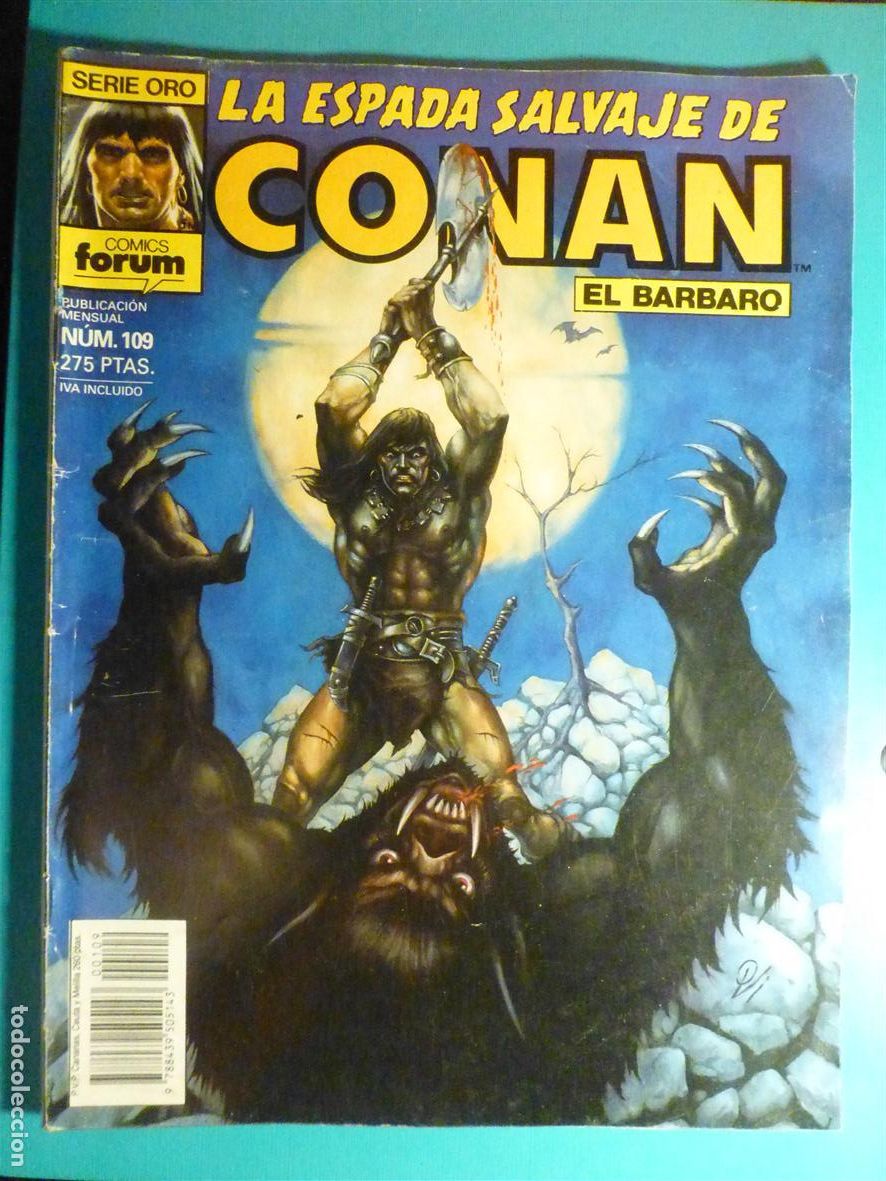C&oacute;mics: Comic - La Espada Salvaje de Conan El B&aacute;rbaro - N&ordm; 109 - Enjambre Mounstro Pantano, Comics Forum Oro