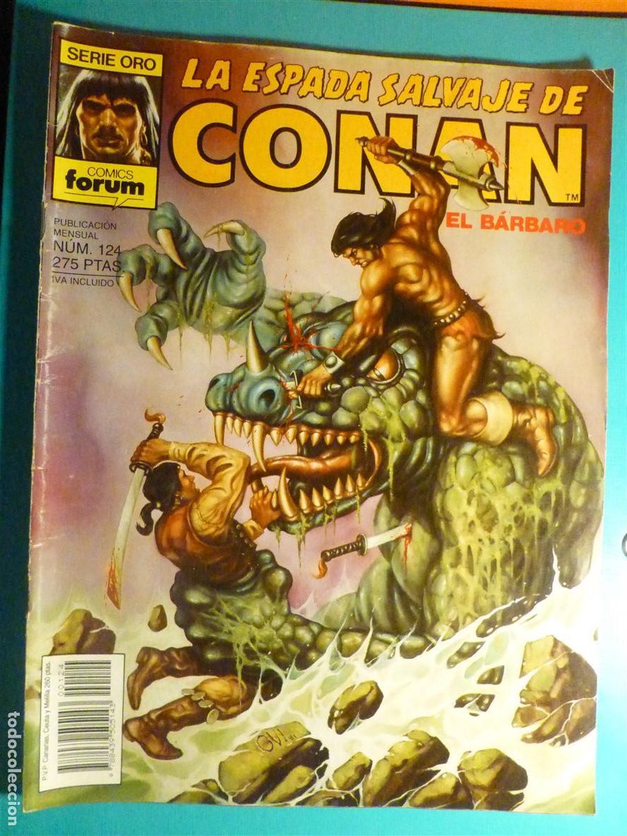 C&oacute;mics: Comic - La Espada Salvaje de Conan El B&aacute;rbaro - N&ordm; 124 - Poder del Honor - Comics Forum Oro - Foto 1