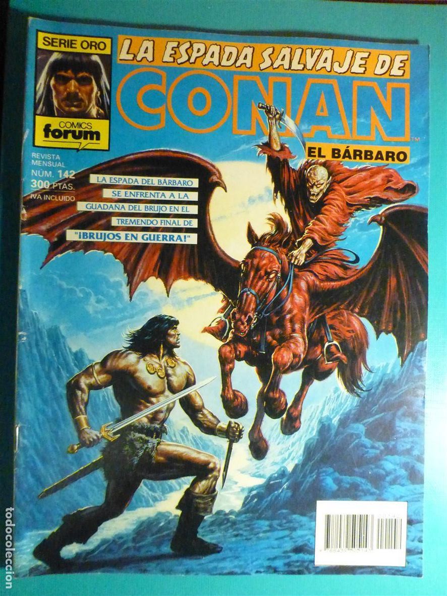 C&oacute;mics: Comic - La Espada Salvaje de Conan El B&aacute;rbaro - N&ordm; 142, Cuando Brujos hacen Guerra, Comics Forum Oro