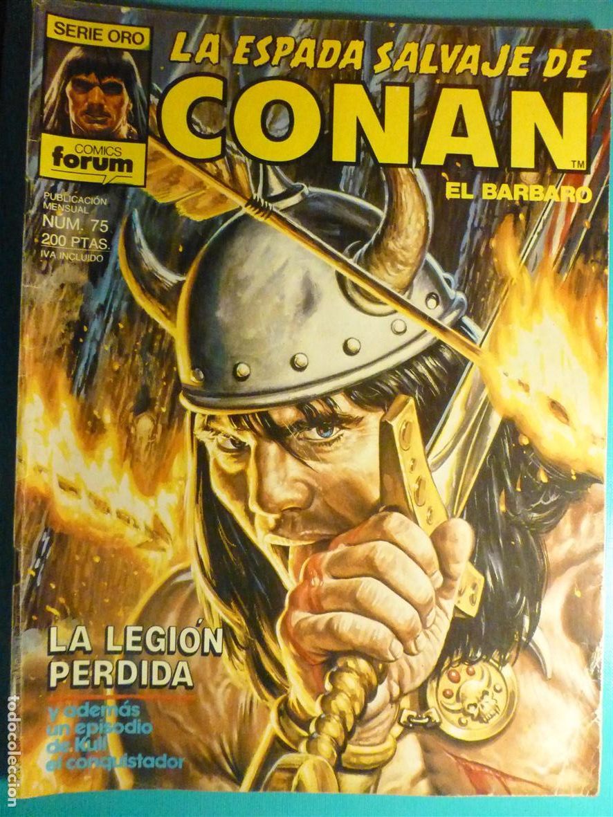 C&oacute;mics: Comic - La Espada Salvaje de Conan El B&aacute;rbaro - N&ordm; 75 - Legi&oacute;n Perdida - Comics Forum Oro