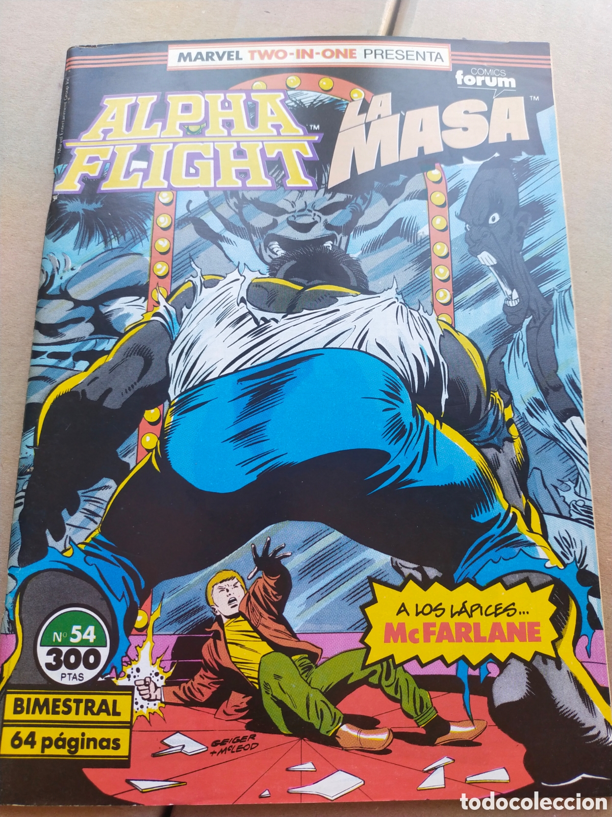 C&oacute;mics: Alpha Flight/La Masa n&deg; 54 (Forum, 1991)