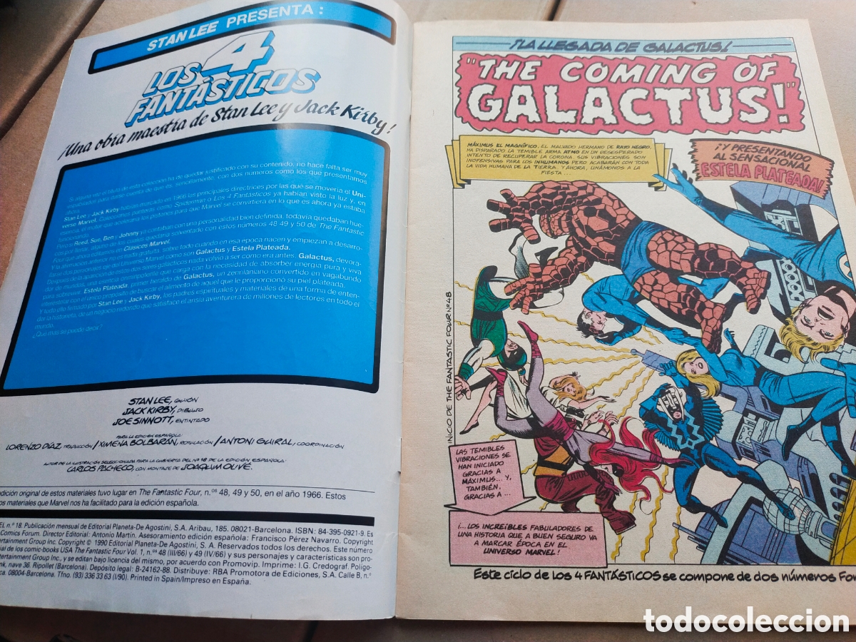 C&oacute;mics: Cl&aacute;sicos Marvel n&deg; 18 y 19 (Los 4 Fant&aacute;sticos) - Foto 3