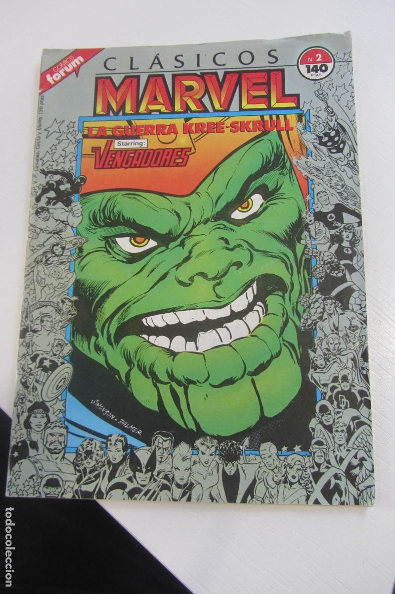 C&oacute;mics: CLASICOS MARVEL N&ordm; 2 LA GUERRA KREE-SKRULL CON LOS VENGADORES MARVEL FORUM ARX253
