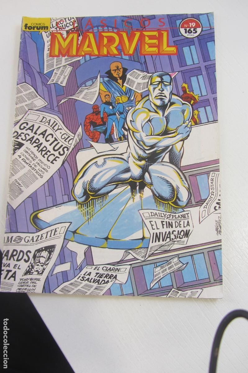 C&oacute;mics: CL&Aacute;SICOS MARVEL - N&ordm; 19 - La llegada de Galactus - FORUM 1990 ARX253