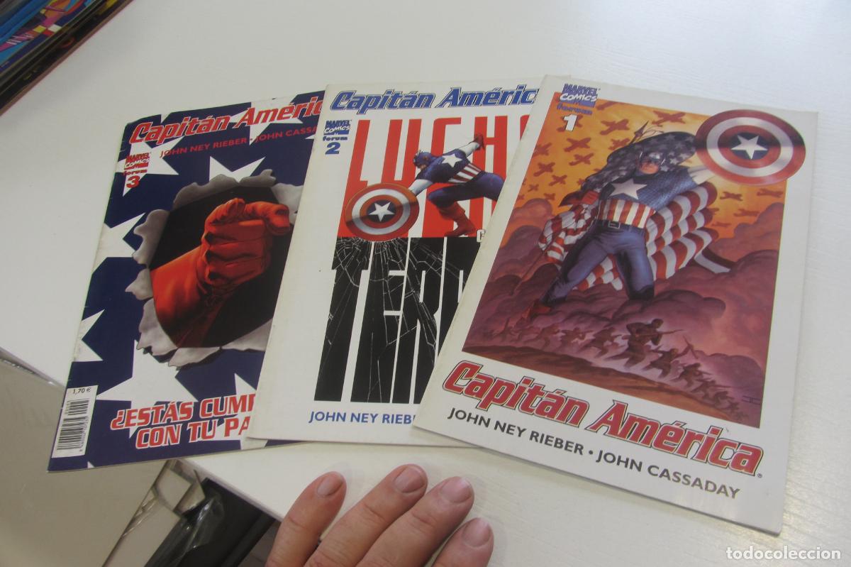 C&oacute;mics: CAPITAN AMERICA VOL. V.5 N&ordm; 1 2 3 RIEBER CASSADAY FORUM 1990 ARX253