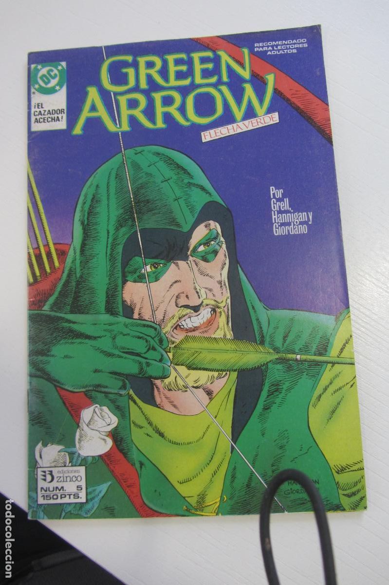 C&oacute;mics: GREEN ARROW N&ordm; 4 - FLECHA VERDE - DC - ZINCO arx95