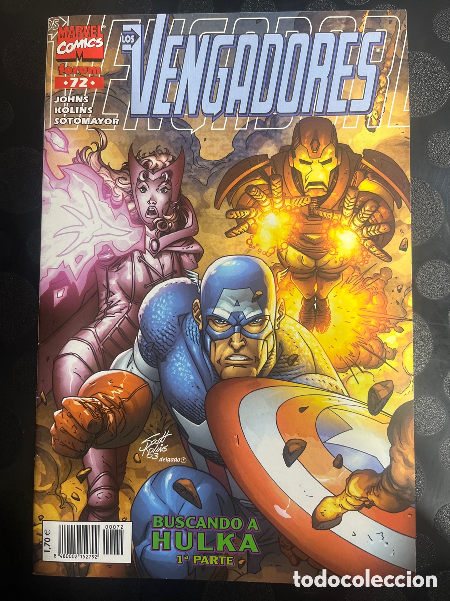 C&oacute;mics: LOS VENGADORES VOL.3 N.72 BUSCANDO A HULKA ( 1998/2005 )