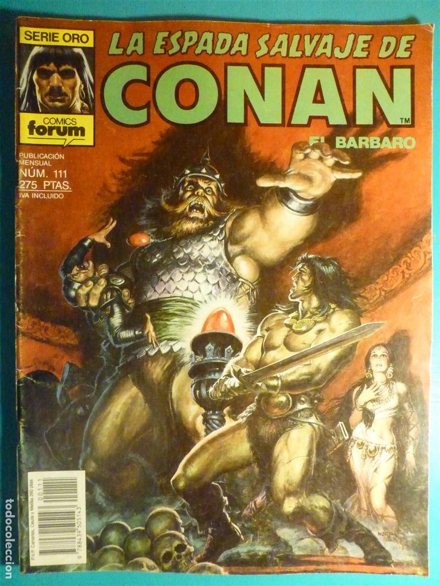 C&oacute;mics: Comic - La Espada Salvaje de Conan El B&aacute;rbaro - N&ordm; 111 - Piedras Rojas - Comics Forum Oro