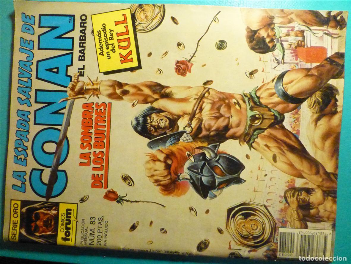 C&oacute;mics: Comic - La Espada Salvaje de Conan El B&aacute;rbaro - N&ordm; 83 - Sombra de Buitres - Comics Forum Oro
