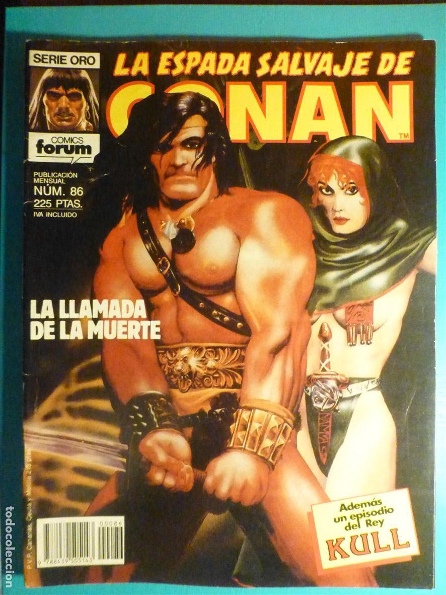 C&oacute;mics: Comic - La Espada Salvaje de Conan El B&aacute;rbaro - N&ordm; 86 - Llamada de Muerte - Comics Forum Oro