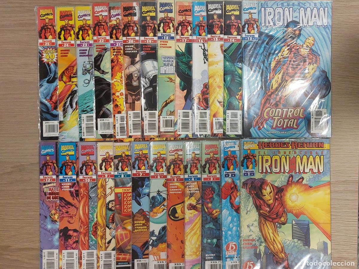 Comics: HEROES RETURN - EL INVENCIBLE IRON MAN. SERIE COMPLETA DEL 1 AL 25 - FORUM