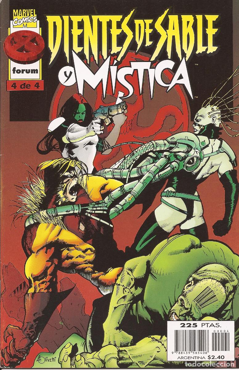 C&oacute;mics: DIENTES DE SABLE - Y MISTICA N&ordm; 4 - GRAPA FORUM - BUEN ESTADO - Foto 1