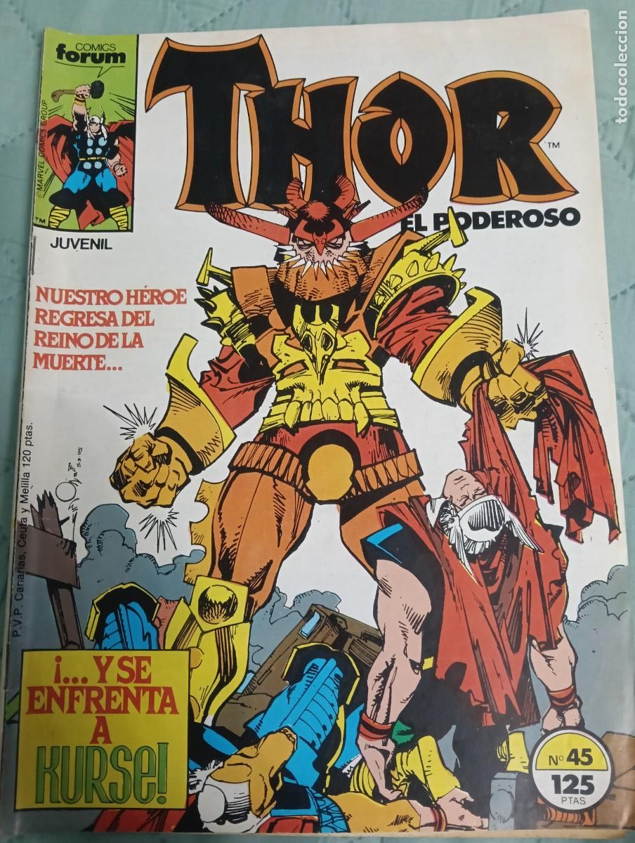 C&oacute;mics: THOR VOL 1 N&ordm; 45 FORUM