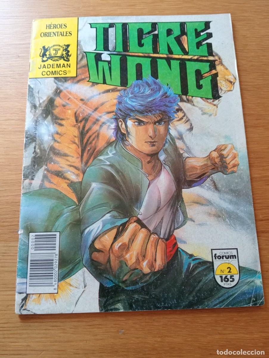 C&oacute;mics: TIGRE WONG N.&ordm; 2 (DE 12). GRAPA. H&Eacute;ROES ORIENTALES. JADEMAN C&Oacute;MICS. FORUM. 1990.