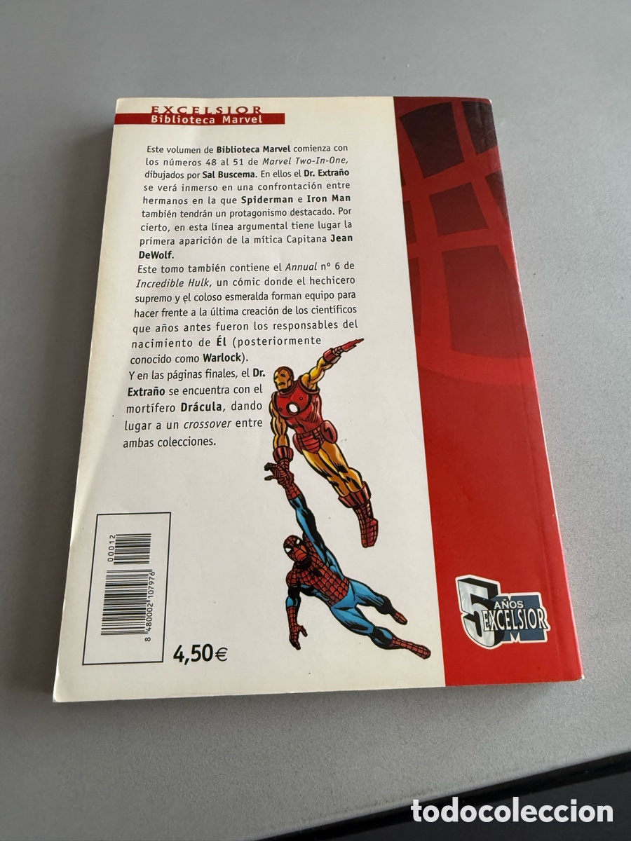 C&oacute;mics: Biblioteca Marvel. Excelsior n 12. DR.EXTRA&Ntilde;O. F&oacute;rum - Foto 2