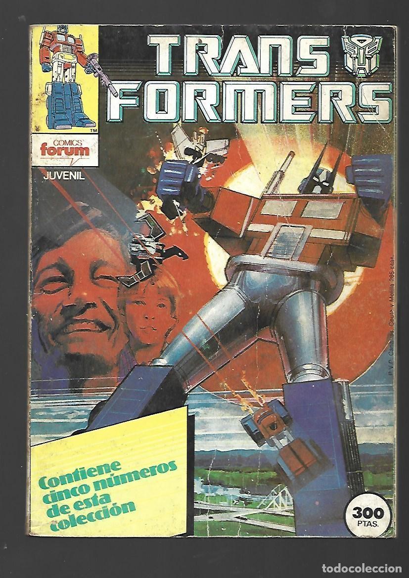 C&oacute;mics: Transformers, tomo retapado 1 (1 al 5), 1985, Forum, buen estado