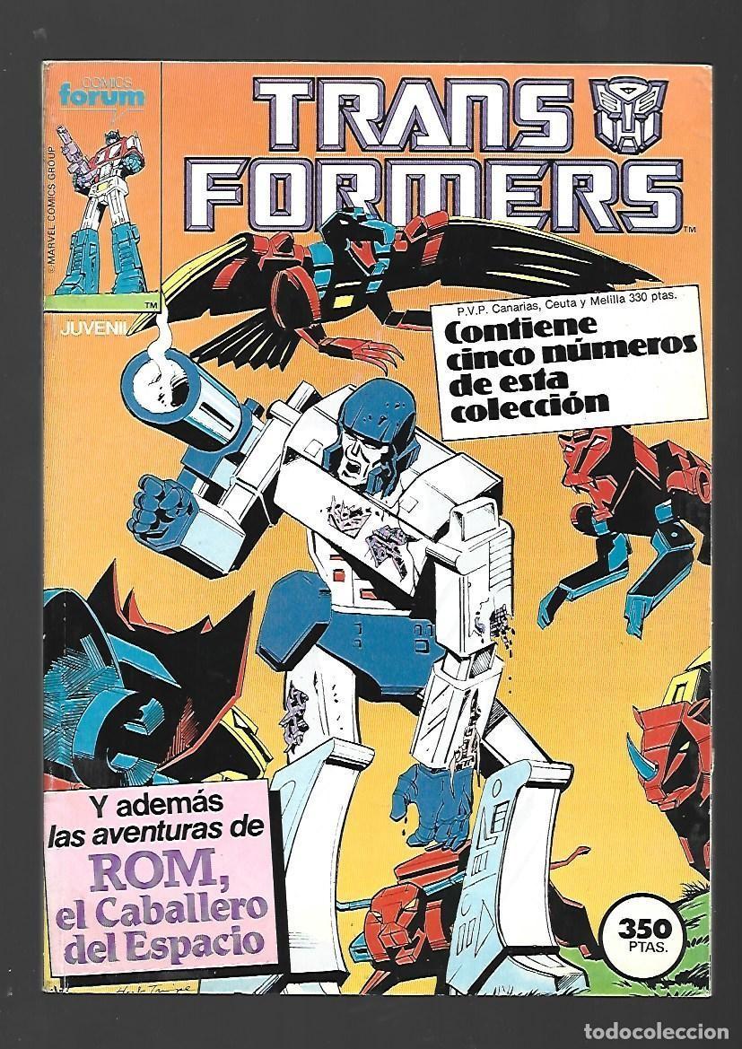 C&oacute;mics: Transformers, tomo retapado 21 al 25, 1987, Forum, muy buen estado