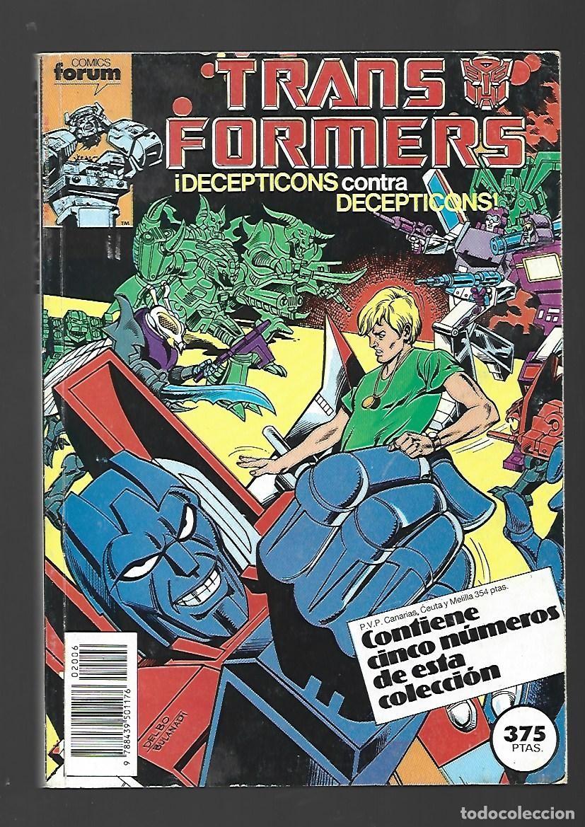 C&oacute;mics: Transformers, tomo retapado 41 al 45, 1989, Forum, muy buen estado
