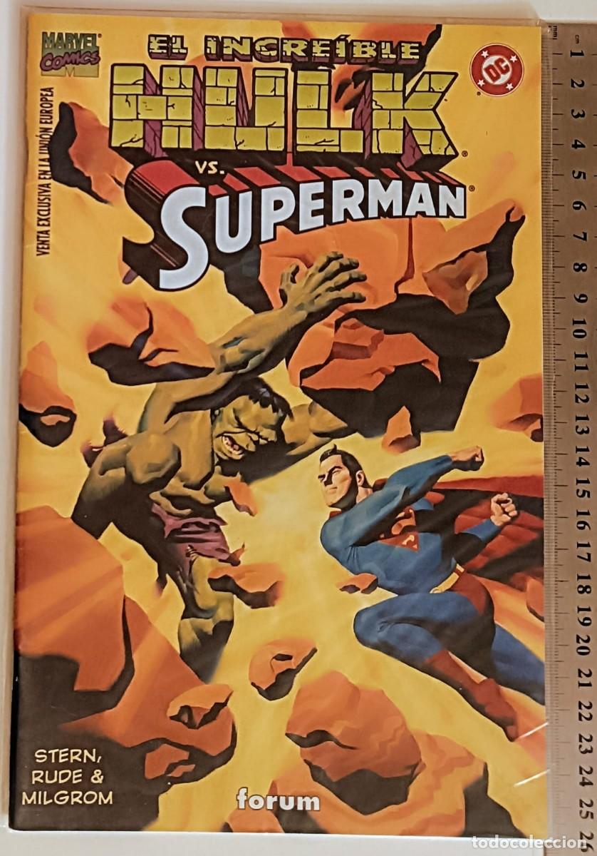 C&oacute;mics: El Incre&iacute;ble Hulk VS. Superman (1999) - Crossover Marvel/DC - Forum - MINT - Foto 1