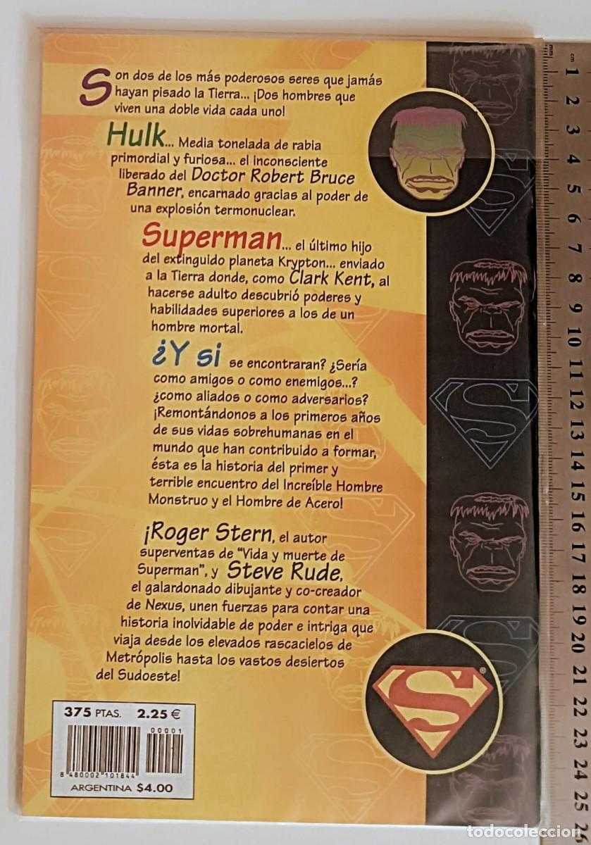 C&oacute;mics: El Incre&iacute;ble Hulk VS. Superman (1999) - Crossover Marvel/DC - Forum - MINT - Foto 2