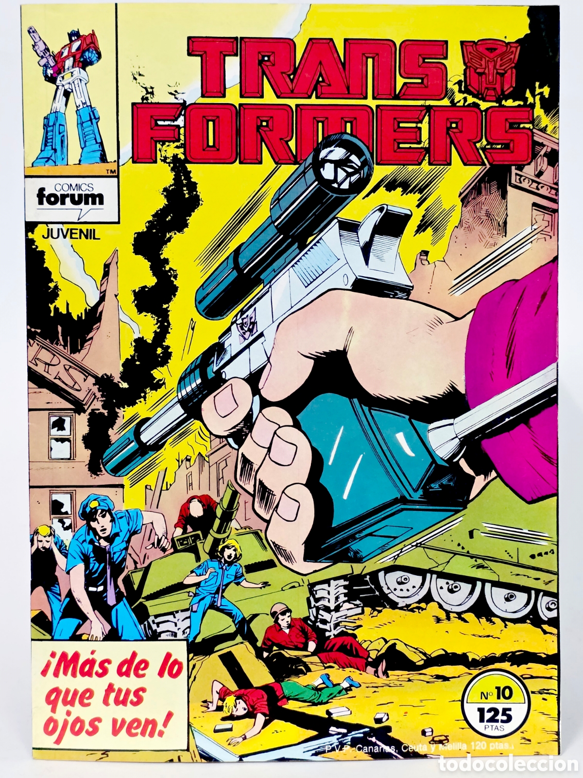 C&oacute;mics: C&Oacute;MIC DE KIOSCO TRANSFORMERS 10 FORUM MARVEL GRAPA