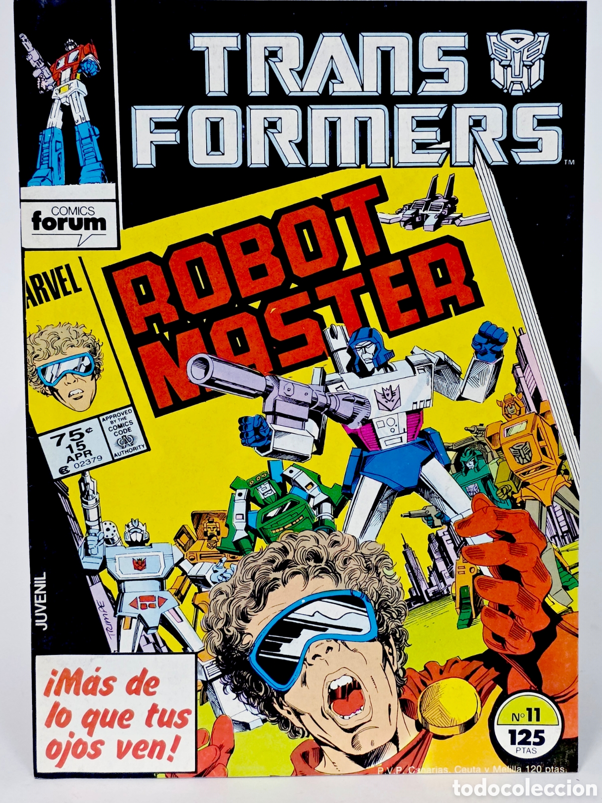 C&oacute;mics: C&Oacute;MIC DE KIOSCO TRANSFORMERS 11 FORUM MARVEL GRAPA