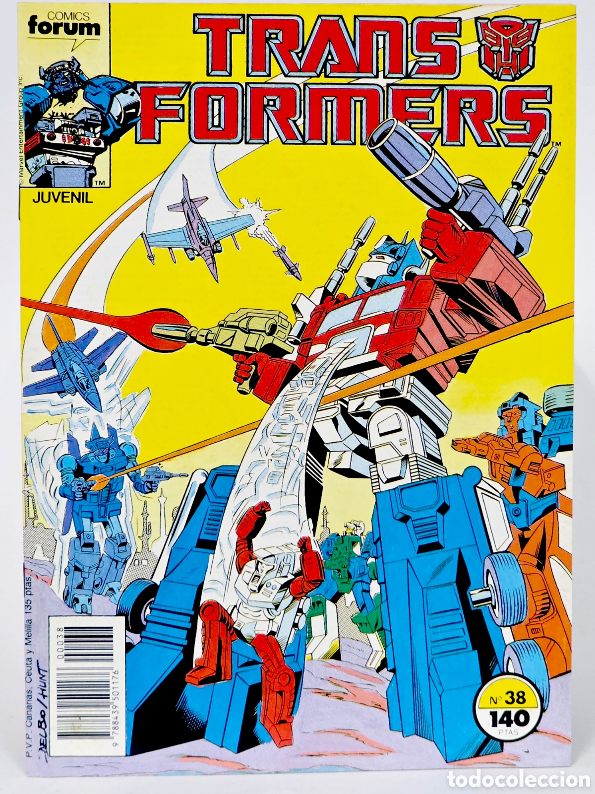 C&oacute;mics: C&Oacute;MIC DE KIOSCO TRANSFORMERS 38 FORUM MARVEL GRAPA