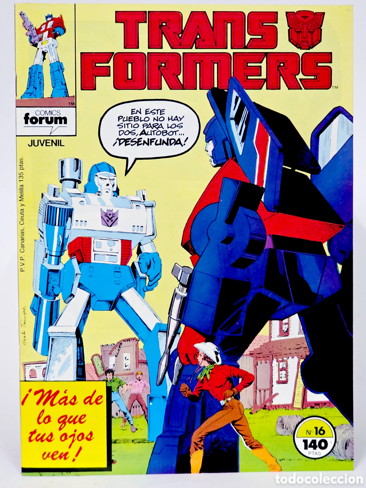 C&oacute;mics: C&Oacute;MIC DE KIOSCO TRANSFORMERS 16 FORUM MARVEL GRAPA