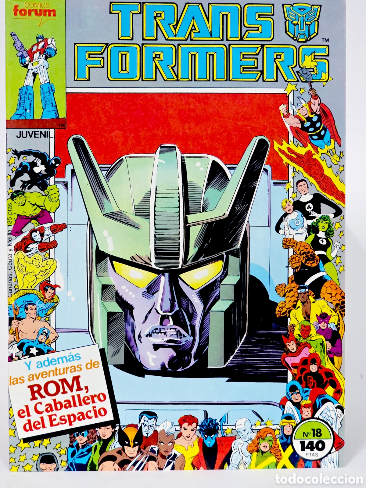 C&oacute;mics: C&Oacute;MIC DE KIOSCO TRANSFORMERS 18 FORUM MARVEL GRAPA