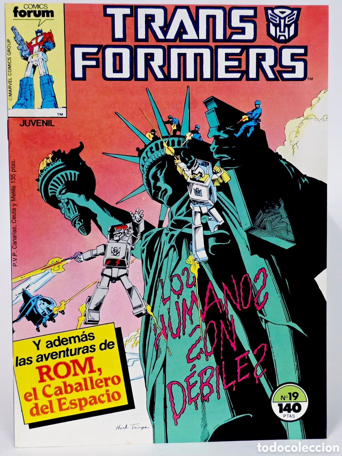 C&oacute;mics: C&Oacute;MIC DE KIOSCO TRANSFORMERS 19 FORUM MARVEL GRAPA