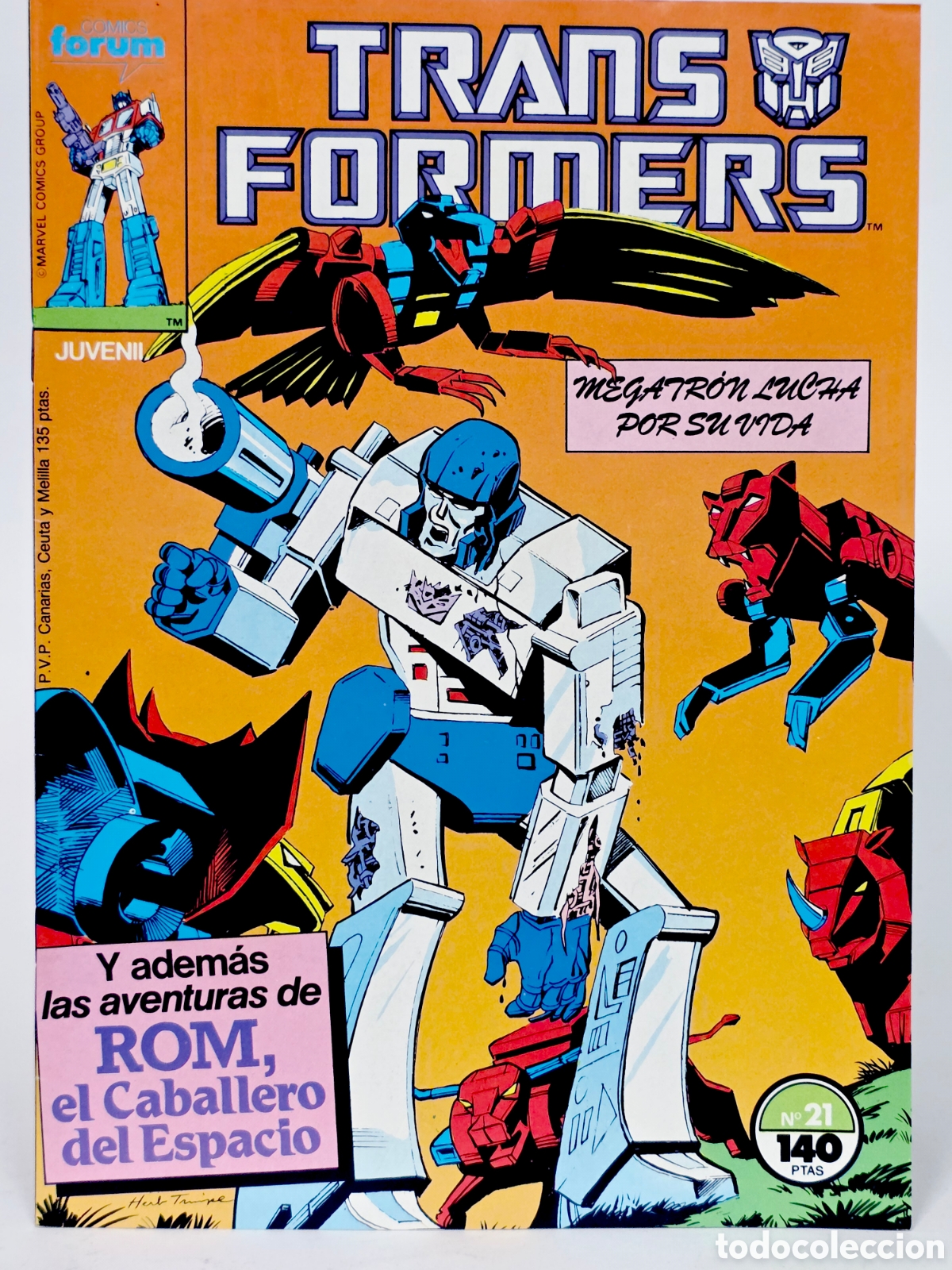 C&oacute;mics: C&Oacute;MIC DE KIOSCO TRANSFORMERS 21 FORUM MARVEL GRAPA